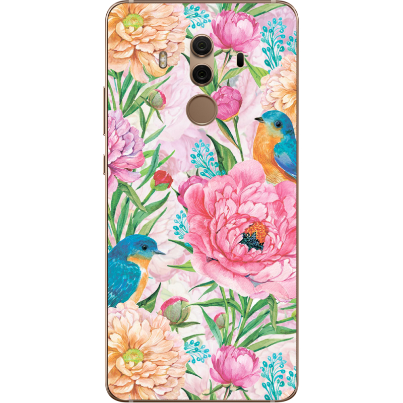 Чехол Uprint Huawei Mate 10 Pro Birds in Flowers