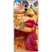 Чехол Uprint Huawei Mate 10 Pro Yellow Girl Pop Art