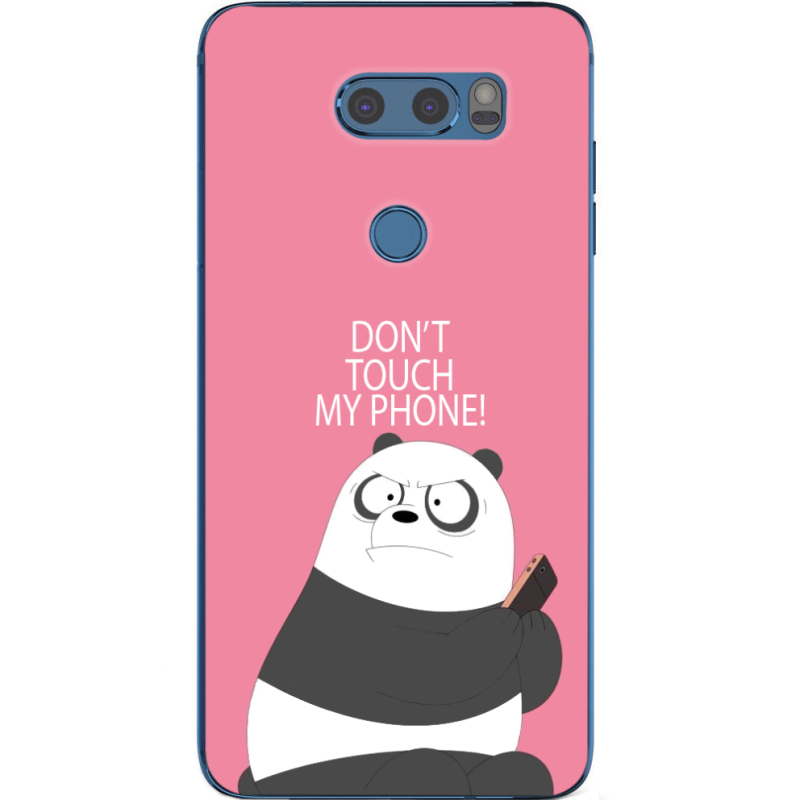 Чехол Uprint LG V30 / V30 Plus H930DS Dont Touch My Phone Panda