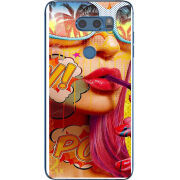 Чехол Uprint LG V30 / V30 Plus H930DS Yellow Girl Pop Art