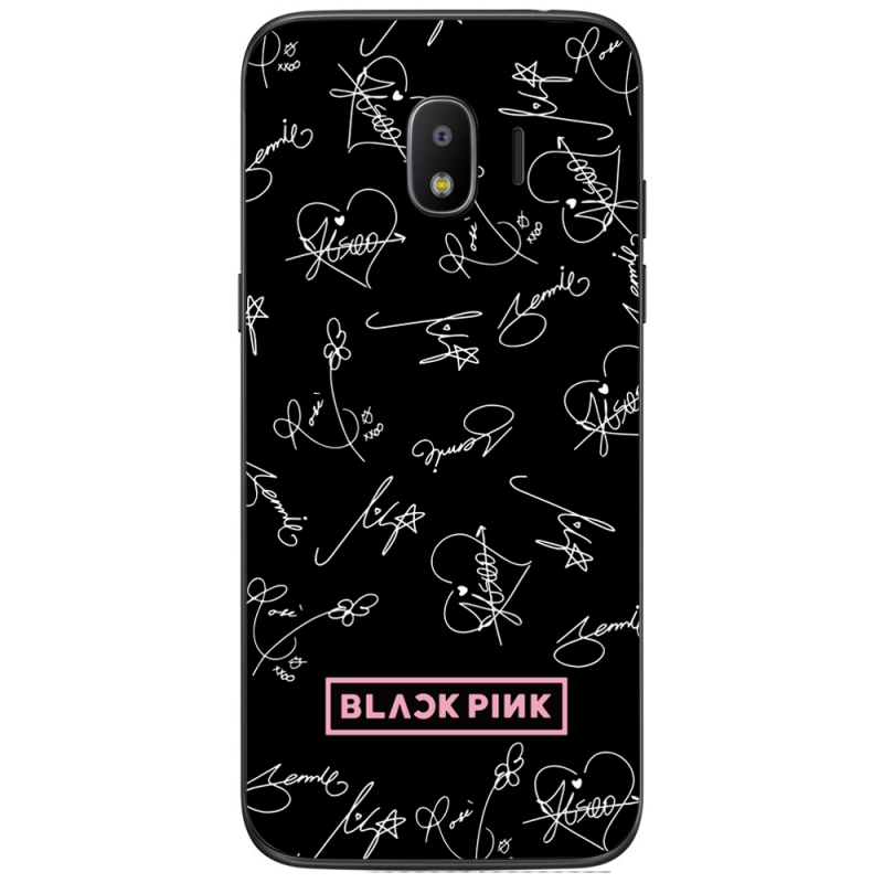 Чехол Uprint Samsung Galaxy J2 2018 J250 Blackpink автограф