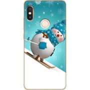 Чехол Uprint Xiaomi Redmi Note 5 / Note 5 Pro Skier Snowman