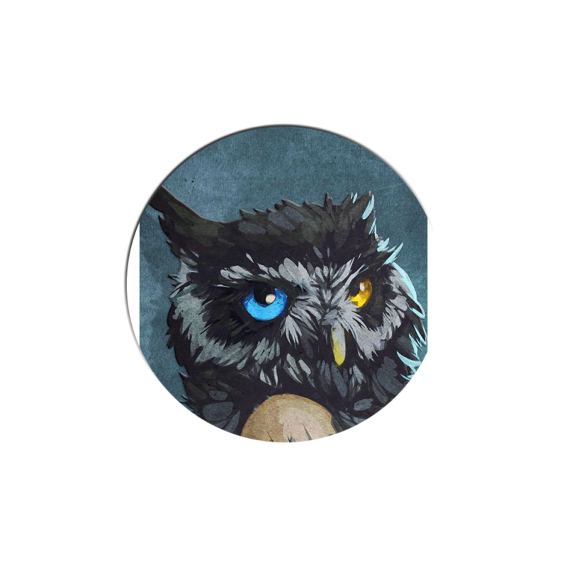 Uprint Popsocket Owl Woman