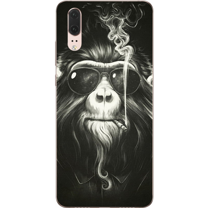 Чехол Uprint Huawei P20 Smokey Monkey
