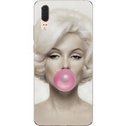 Чехол Uprint Huawei P20 Marilyn Monroe Bubble Gum
