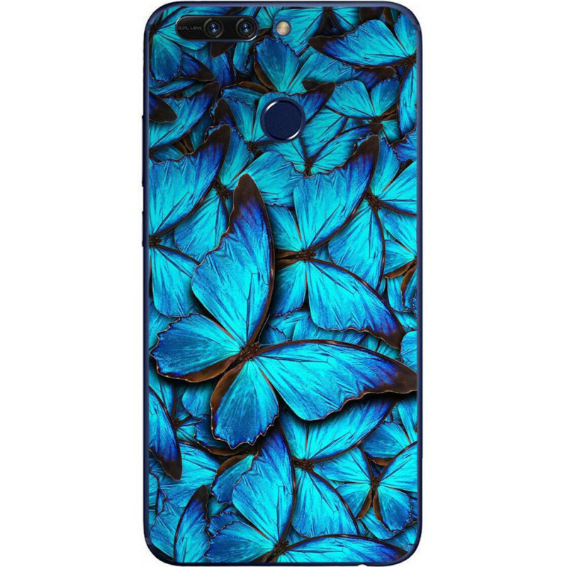 Чехол Uprint Huawei Honor V9 лазурные бабочки