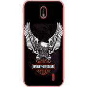 Чехол Uprint Nokia 1 Harley Davidson and eagle