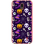 Чехол Uprint Nokia 1 Halloween Purple Mood