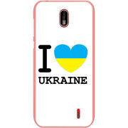Чехол Uprint Nokia 1 I love Ukraine