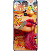 Чехол Uprint Sony Xperia XZ2 H8266 Yellow Girl Pop Art