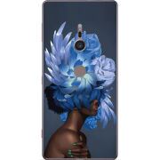 Чехол Uprint Sony Xperia XZ2 H8266 Exquisite Blue Flowers