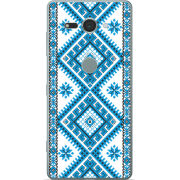 Чехол Uprint Sony Xperia XZ2 Compact H8324 Блакитний Орнамент