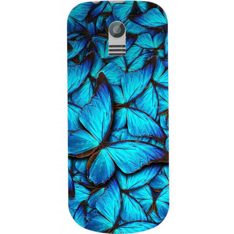 Чехол Uprint Nokia 130 2017 лазурные бабочки