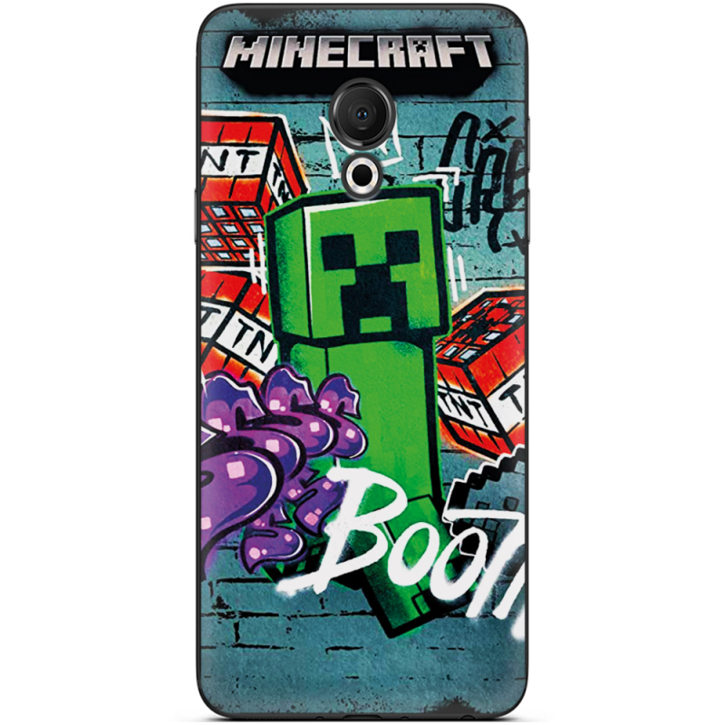Чехол Uprint Meizu M15 (15 Lite) Minecraft Graffiti