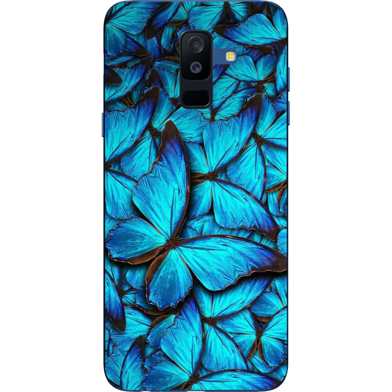Чехол Uprint Samsung A605 Galaxy A6 Plus 2018 лазурные бабочки