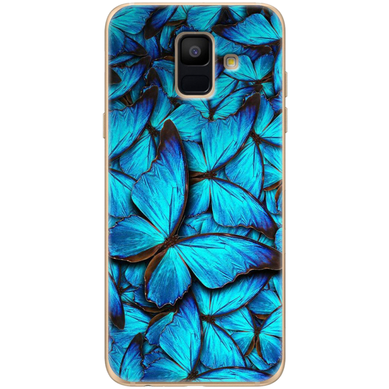 Чехол Uprint Samsung A600 Galaxy A6 2018 лазурные бабочки