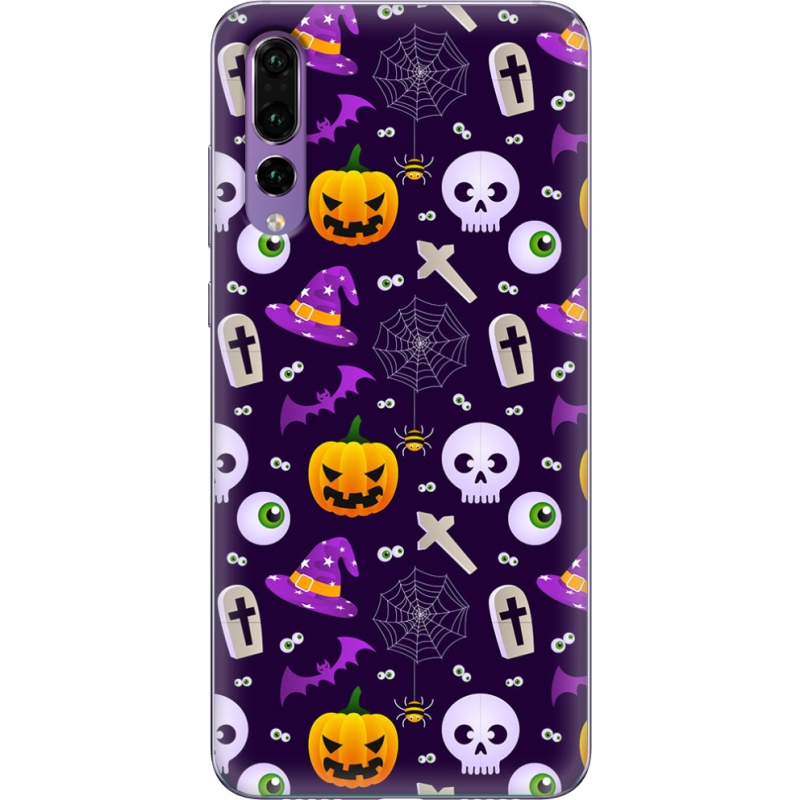 Чехол Uprint Huawei P20 Pro Halloween Purple Mood
