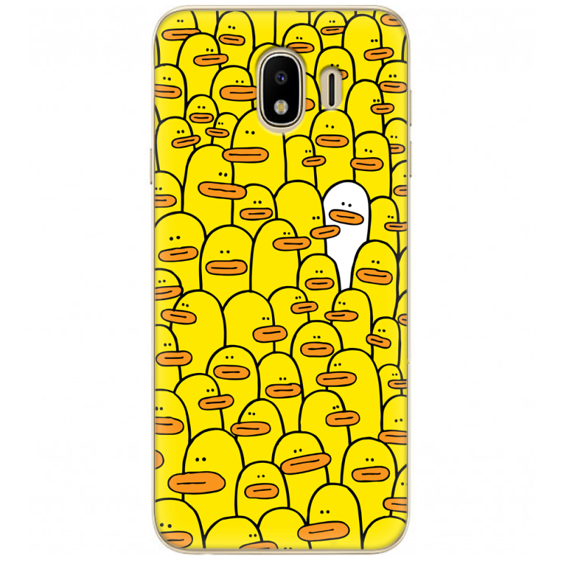 Чехол U-print Samsung J400 Galaxy J4 2018 Yellow Ducklings