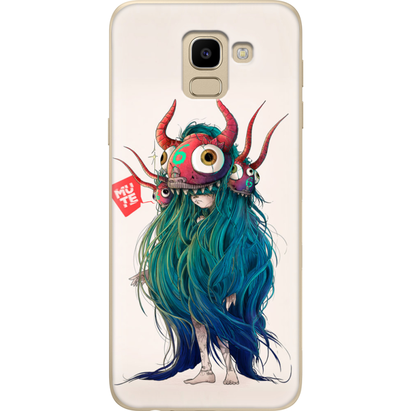 Чехол U-print Samsung J600 Galaxy J6 2018 Monster Girl