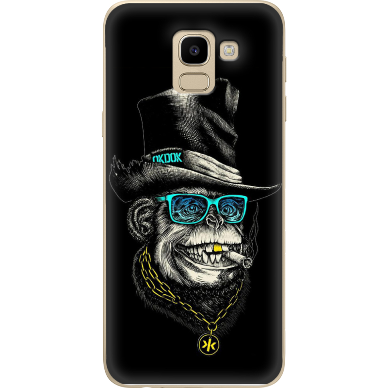 Чехол U-print Samsung J600 Galaxy J6 2018 Rich Monkey
