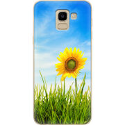 Чехол U-print Samsung J600 Galaxy J6 2018 Sunflower Heaven