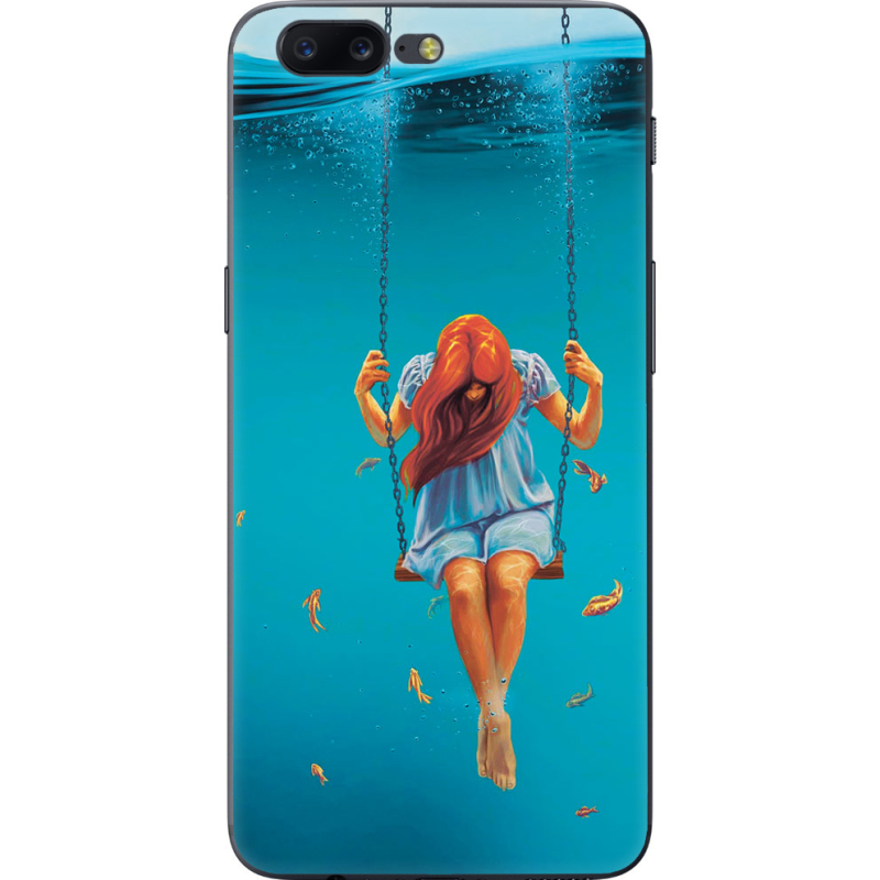 Чехол U-print OnePlus 5 Girl In The Sea
