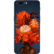 Чехол U-print OnePlus 5 Exquisite Orange Flowers