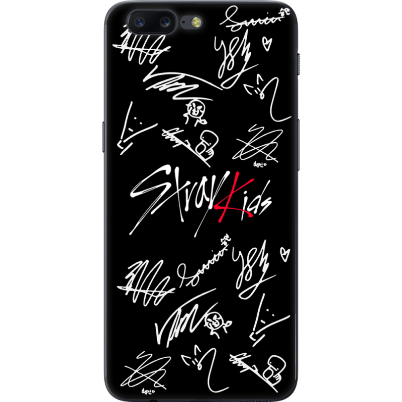 Чехол U-print OnePlus 5 Stray Kids автограф