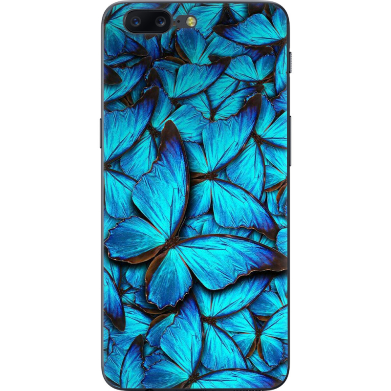 Чехол U-print OnePlus 5 лазурные бабочки