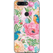 Чехол U-print OnePlus 5T Birds in Flowers
