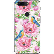 Чехол U-print OnePlus 5T Birds and Flowers