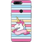 Чехол U-print OnePlus 5T Unicorn