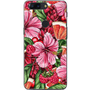 Чехол U-print OnePlus 5T Tropical Flowers