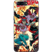 Чехол U-print OnePlus 5T Deadpool and Mary Jane