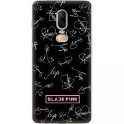 Чехол U-print OnePlus 6 Blackpink автограф