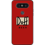 Чехол U-print LG Q8 Duff beer
