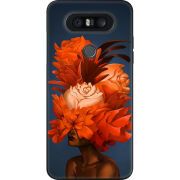 Чехол U-print LG Q8 Exquisite Orange Flowers