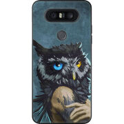 Чехол U-print LG Q8 Owl Woman