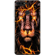 Чехол U-print Honor 7c Fire Lion