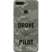 Чехол U-print Honor 7c Drone Pilot
