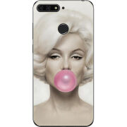 Чехол U-print Honor 7c Marilyn Monroe Bubble Gum