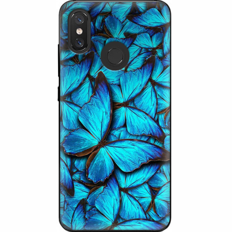 Чехол U-print Xiaomi Mi 8 лазурные бабочки