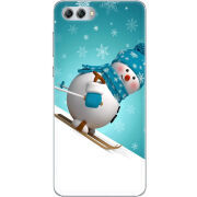Чехол U-print Huawei Nova 2s Skier Snowman