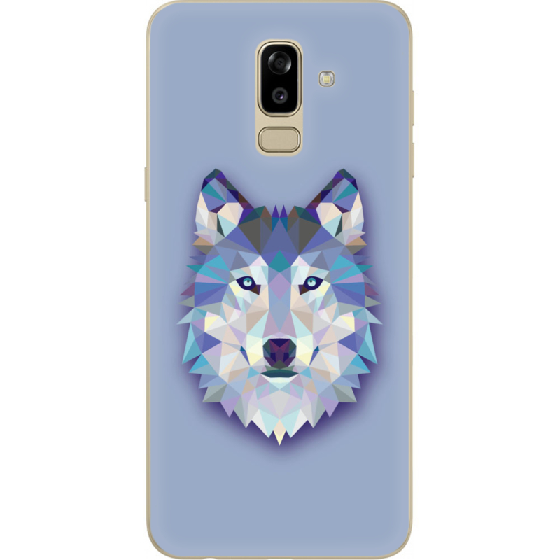 Чехол U-print Samsung J810 Galaxy J8 2018 Wolfie