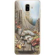 Чехол U-print Samsung J810 Galaxy J8 2018 Удачная рыбалка