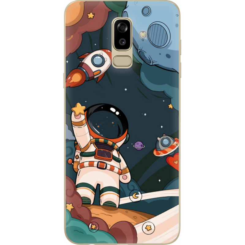 Чехол U-print Samsung J810 Galaxy J8 2018 Space Mission