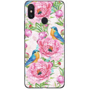 Чехол U-print Xiaomi Mi Max 3 Birds and Flowers