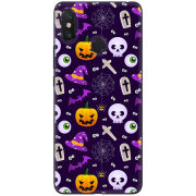 Чехол U-print Xiaomi Mi Max 3 Halloween Purple Mood