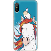 Чехол U-print Xiaomi Mi A2 Lite Fuck Unicorn
