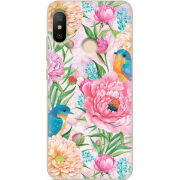 Чехол U-print Xiaomi Mi A2 Lite Birds in Flowers